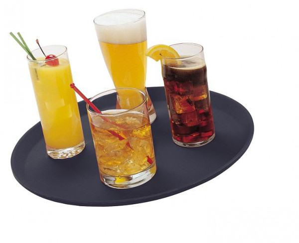 Plateau Cambro Camtread rond 45 cm Noir, VE: 6 pièces, 1800CT110