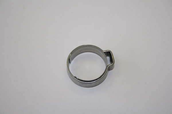 Collier de serrage OETIKER à 1 oreille avec bague de roulement, 9,0 mm (acier inoxydable), 42158
