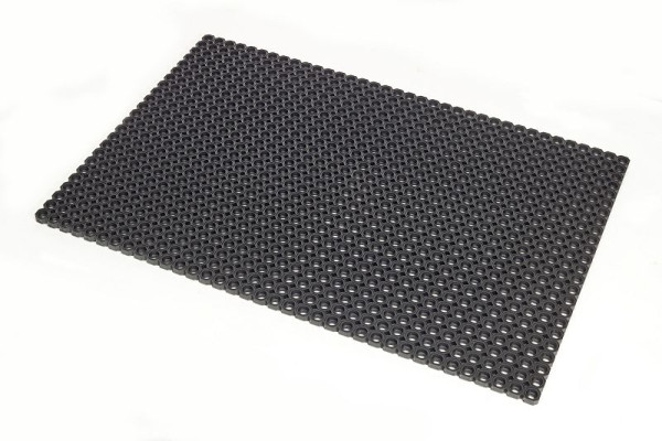 Notrax Oct-O-Mat 23 mm Zones extérieures - Tapis pour projets et installations 564, Noir, 75 cm x 100 cm, 564S3039OB