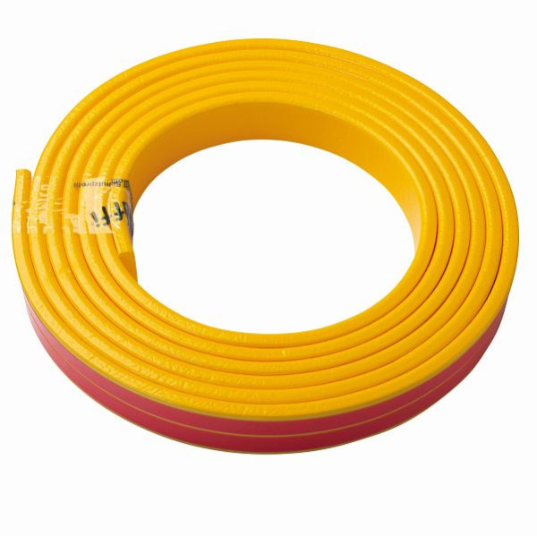 Protection de surface Knuffi, profil d'avertissement et de protection type F, jaune, 5 mètres, PF-900412
