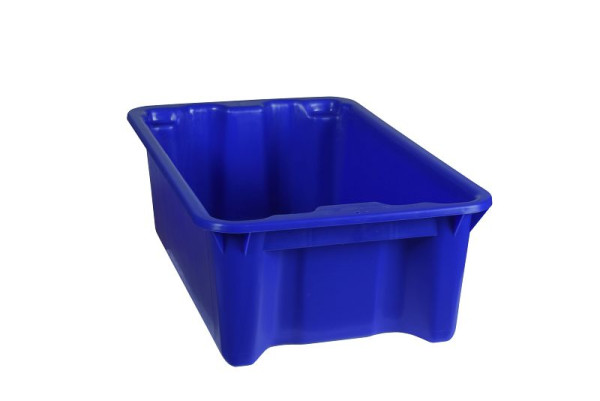 Plastipol-Scheu K 400/0 POLYBOX PP BLEU, 590 mm x 380 mm x 202 mm, 28400011