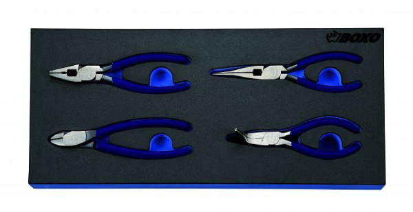 Jeu de pinces Boxo 150 mm 4 pièces, UE : 10 pièces, BX098