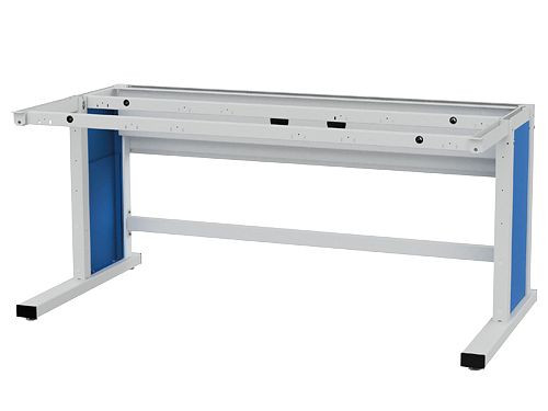 Bedrunka+Hirth chassis workgo pied en C, profondeur 600, verrouillage par pince, dimensions en mm (LxP) : 750 x 600, C075KL60G