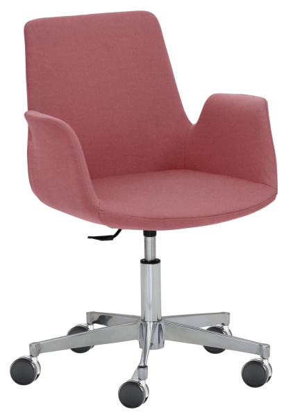 Fauteuil Mayer Sitzmöbel , avec piètement en aluminium (ø 61 cm), vieux rose, 2010_01_30600