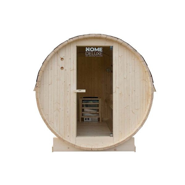 Sauna tonneau extérieur HOME DELUXE LAHTI - XL, 48669
