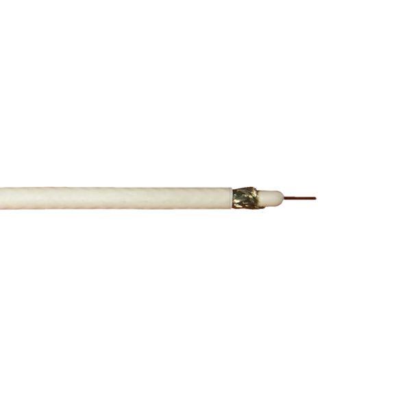 Câble d'antenne SAT CATV connectivité bda TELASS 110 blanc - bobine 100m, 14310111