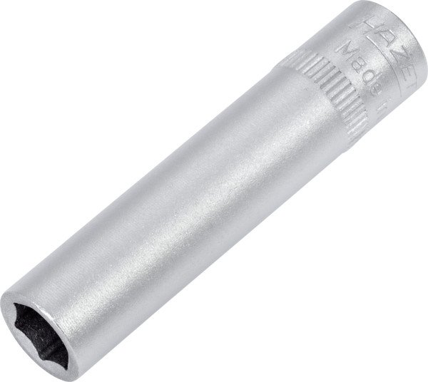 Douille Hazet, hexagonale, carré creux, 6,3 mm (1/4"), 7 mm, type long moleté, 850LG-7
