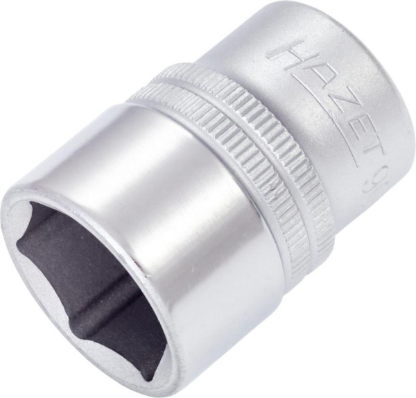 Clé à douille Hazet, hexagonale, carré creux 12,5 mm (1/2 pouce), profil de traction hexagonal externe, 20 mm, 900-20