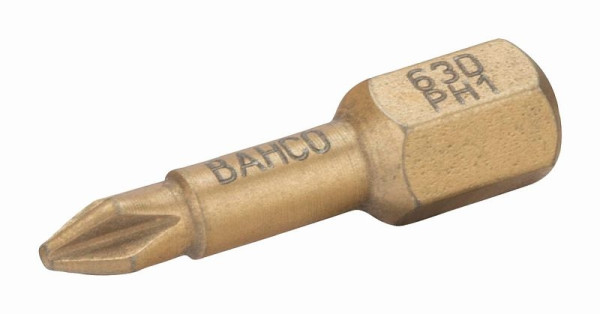 Embouts Bahco 1/4", 25 mm, diamant, PH 3, paquet de 5, 63D/PH3