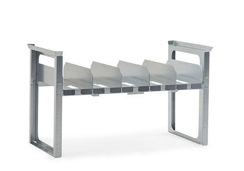 Portoir à bidons DENIOS pour bidons de 5 x 20, 4 x 30 ou 3 x 60 litres, 1429 x 682 x 837 mm, 291-775
