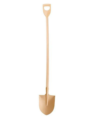 Pelle DENIOS Francfort avec manche en D, 240 x 340 x 1150 mm, bronze spécial, anti-étincelles, 265-044