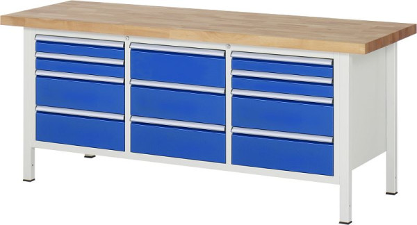 Etabli RAU série 8000 - modèle 8577, L2000 x P700 x H840-1040 mm, 13-8577A2-207B4H.11