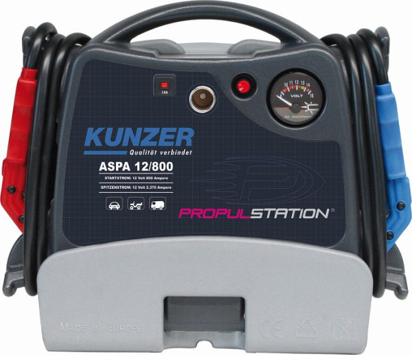 Kunzer AKKU-Start 12V AC/DC, Propulsion 760CA, ASPA 12/800