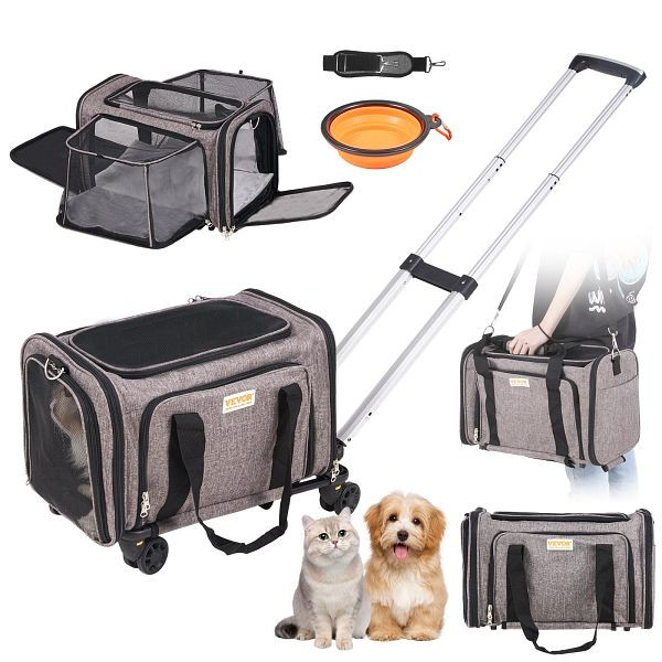 VEVOR – sac à dos pliable pour chien, capacité de charge maximale de 11,3 kg, sac de transport en tissu Oxford 600D, CWLGXHS25LBS08TJ8V0