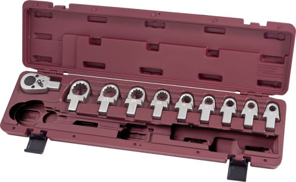 Jeu de 10 clés polygonales à insert Kraftwerk PRO LINE, 3235RS