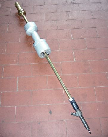 Extracteur d'injecteur KS Tools avec poids d'impact 6+3kg, 3 pièces, 152.1055