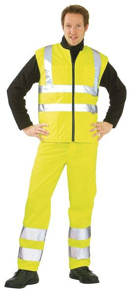 Gilet d'hiver haute visibilité Planam, jaune uni, taille 4XL, 2072068