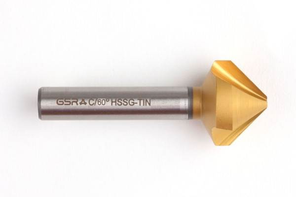 Fraise GSR CBN DIN334 C/60° HSSG-TiN 31,5 mm, 04046315