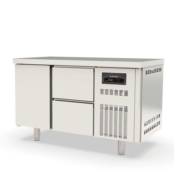 Table réfrigérante Vaiotec TOPLINE 700 / 2 compartiments GN1/1 avec 2 tiroirs / 1 porte, 10290