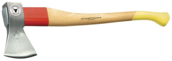 Hache forestière universelle Ochsenkopf Rotband-Plus, forme rhénane, 1879812