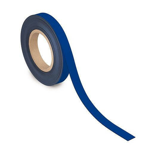 Ruban de marquage magnétique MAUL, 10 mx 20 mm x 1 mm, bleu, 307929