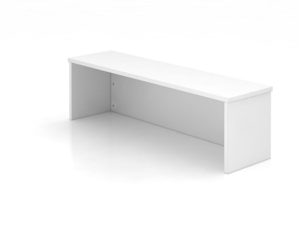 Plan de travail Hammerbacher 120 cm, 1OH blanc, 120x32x35 cm (LxPxH), VWB12/W
