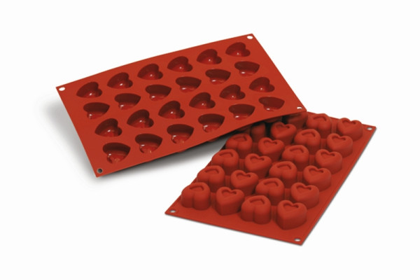 Schneider moule à pâtisserie en silicone coeur "Passion", Ø 37 x 36 mm, hauteur 23 mm, 115090