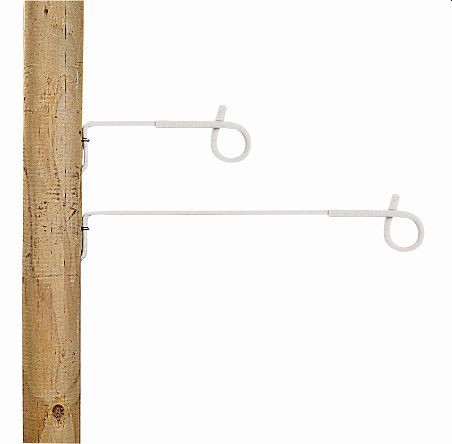 Gallagher isolant à œillets d'écartement 17,5 cm blanc, paquet de 10, 010981