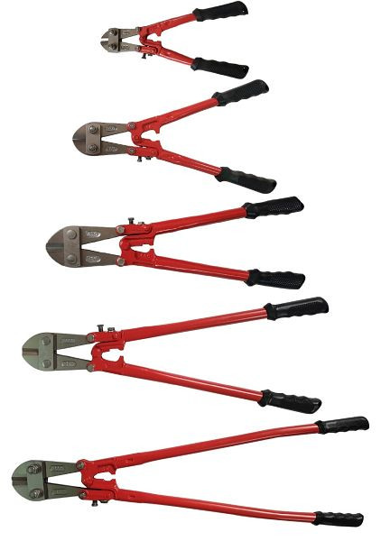 VaGo-Tools coupe-boulons ciseaux en acier coupe-fil 300 350 450 600 900 jeu de 5 pièces, 235-003/035/045/006/009 1_kv chacun