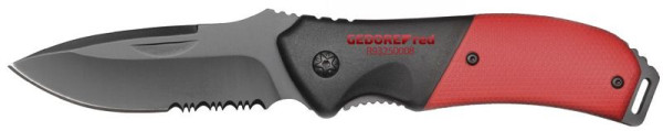 Couteau de poche GEDORE rouge longueur de lame 87mm manche 2K, 3301615