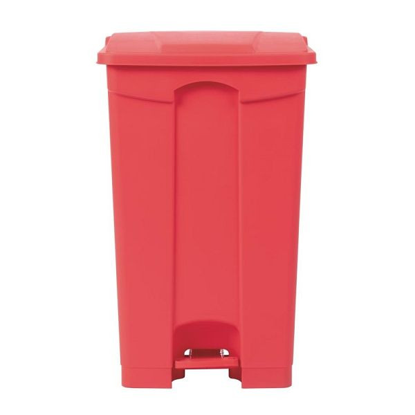 Poubelle de cuisine à pédale Jantex rouge 87L, DC712