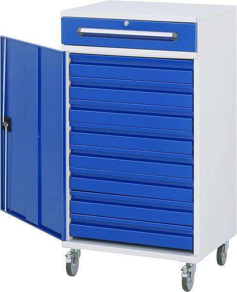 Bureau debout avec armoire latérale RAU - modèle 34, L650 x P520 x H1185 mm, 07-650-M34F.11