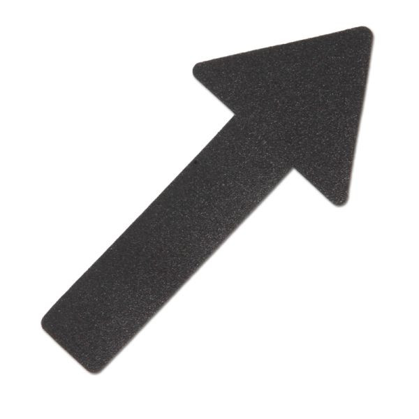 m2 marquage de surface antidérapant flèche noire universelle 130x280mm, UE: 10 pièces, M1SV10P1