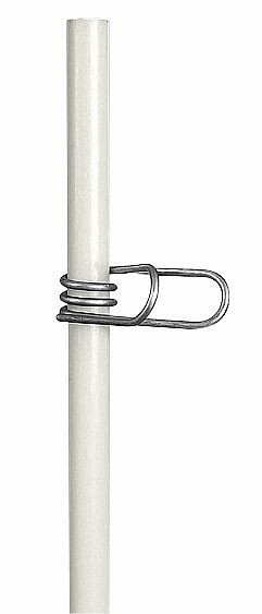 Clip en acier inoxydable Gallagher pour poteau en fibre de verre 10 mm, paquet de 25, 018300