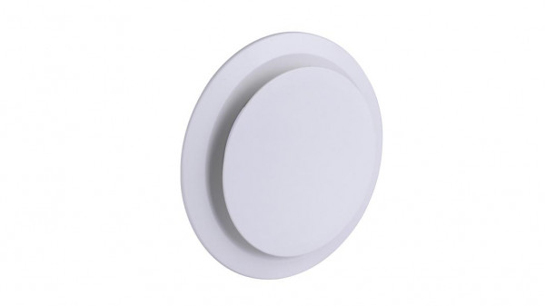 Vanne à disque d'évacuation d'air Marley max Ø115mm pour installation dans le tuyau ouverture d'évacuation d'air réglable en continu par disque de vanne rotatif en plastique, 059617