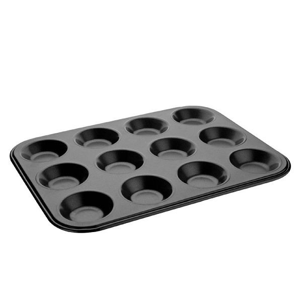 Moule à mini muffins antiadhésif Vogue 12 mini muffins, GD013