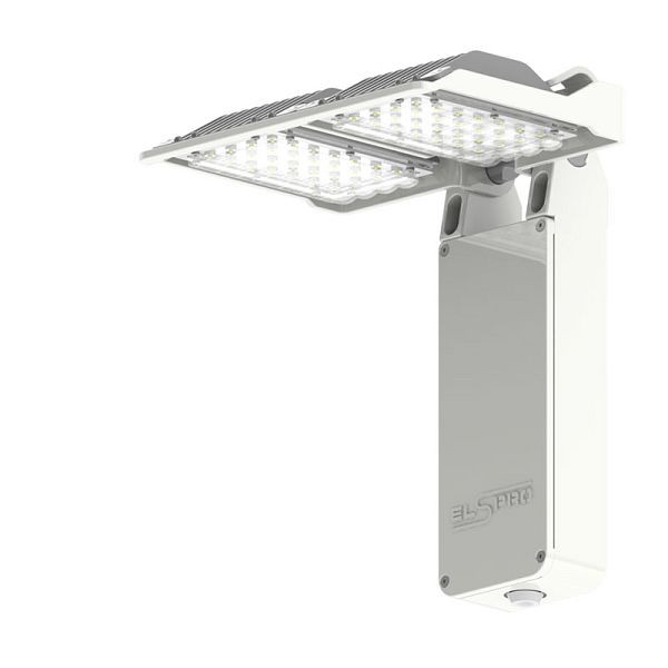 ELSPRO LED Platz- und Wegebeleuchtung WHIPLED 56, Ausführung 1, Leistung: 64 W, lichtgrau RAL7035, EWL2356-1LG
