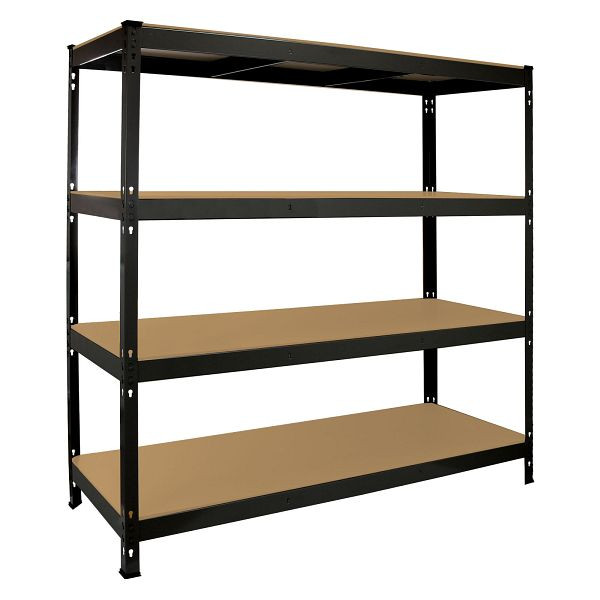 Monster Racking Étagère de Rangement Robuste 160 x 160 x 60 cm, Noir, 23353
