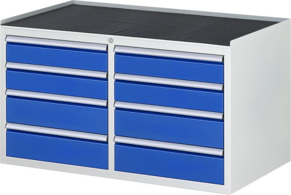 Armoire à tiroirs RAU 7000, L1145 x P650 x H645 mm, support métallique, hauteur 25 mm, gauche : 2x120, 2x150 mm, droite : 2x120, 2x150 mm, 13-LL3.6.6A-MT.11