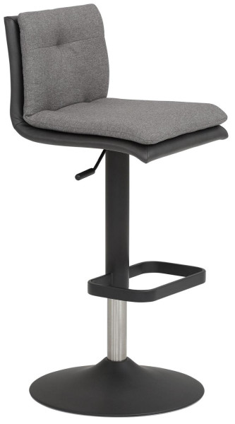 Mayer Sitzmöbel , structure thermolaquée noire, assise rembourrée confortable avec coussin intérieur, anthracite/gris, 1211_03_124