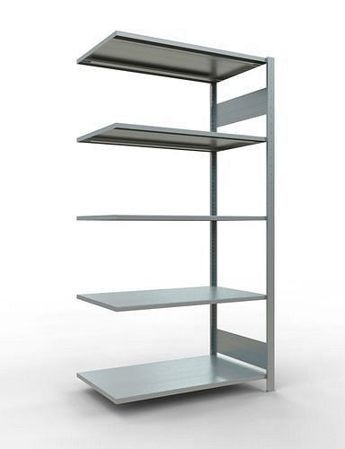 Rayonnage Schulte, panneau supplémentaire, 5 niveaux de rangement, charge du compartiment 150 kg, 1006 x 636 x 2000 mm, 278800