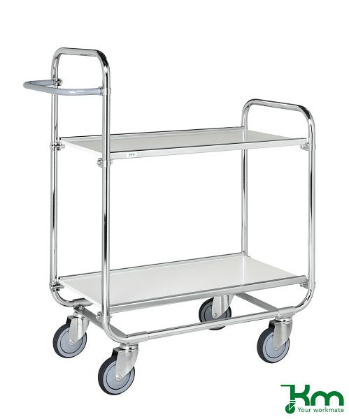 Chariot pour préparation de commandes Kongamek série 8000, 945 x 470 x 1120 mm, KM8000-2M-UN