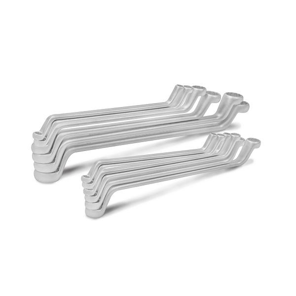 Jeu de clés polygonales doubles MATADOR, 12 pièces, 6 x 7 - 30 x 32 mm, longueur : 390 mm, 0200 9120