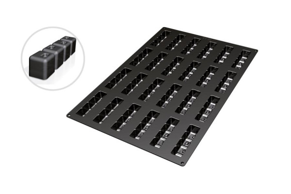 Moule à pâtisserie en silicone Schneider Fantasy 5, 40x 60 cm, dimensions 118 x 30 mm, hauteur 32 mm, 115321