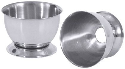 Coquetier Contacto avec trou 4 cm, 8025/040