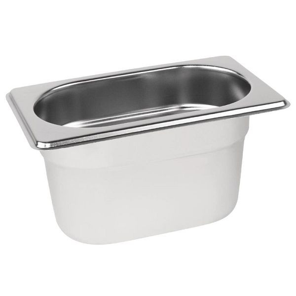 Conteneur Vogue GN en acier inoxydable 10cm GN1/9, K825