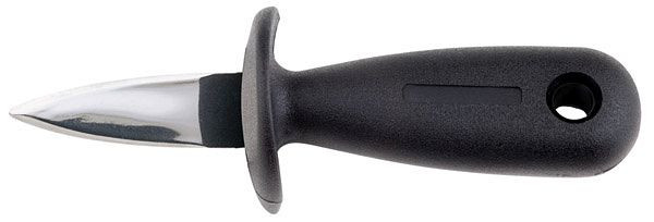 Couteau à huîtres APS, environ 15 cm, acier inoxydable, manche ergonomique antidérapant en polyamide, 88840