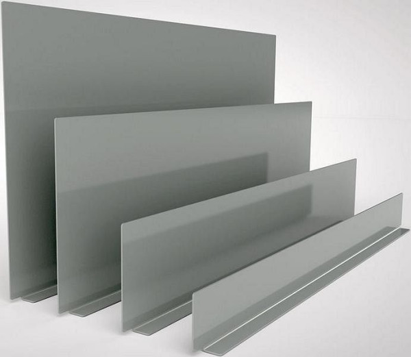Cloison KLW pour diviser les tiroirs, longueur : 506 mm (30 éléments), hauteur : 42 mm, pour hauteurs de façade : 75 mm, 15 / TW30-042