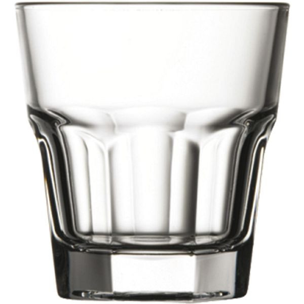 Pasabahce série Casablanca gobelet à whisky empilable 0,24 litre, UE : 12 pièces, GL2111240