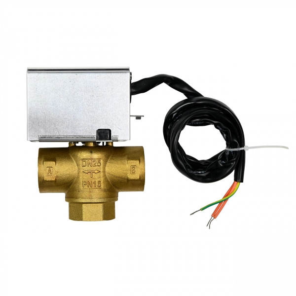 Vanne de commutation 3 voies Solarbayer UV25 IG, taille nominale DN25, 230 V pour le chauffage, GSV06001